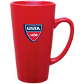 16 Oz. Red Tall Latte Mug